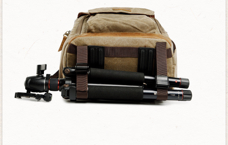 Kamerarucksack aus Baumwolle – Bild 9 | LuxeStyle