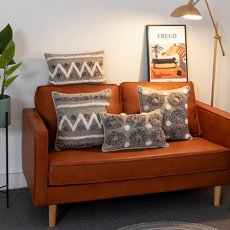 Gepolstertes Baumwoll-Leinen Kissen – Bild 3 | LuxeStyle