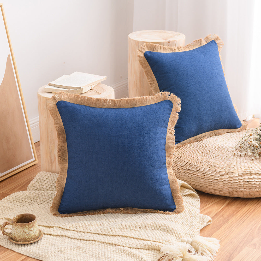 Nordic Style Kissenbezug aus Baumwolle und Leinen – Bild 2 | LuxeStyle