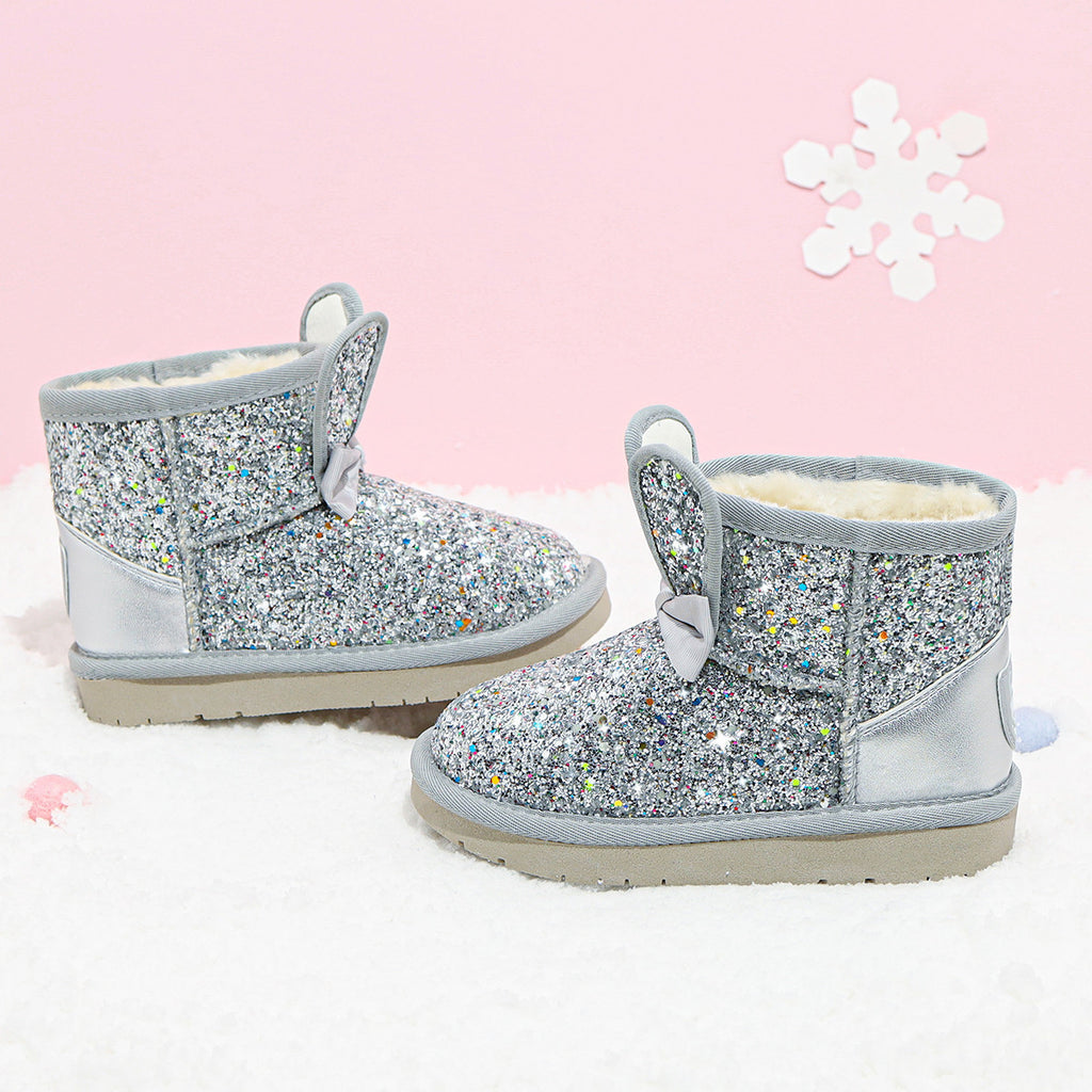 Glitzer-Winterstiefel für Kinder – Bild 3 | LuxeStyle