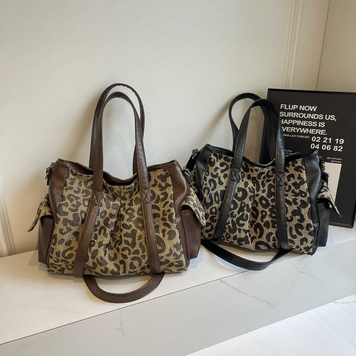 Umschlagtasche mit Leopardenmuster | LuxeStyle