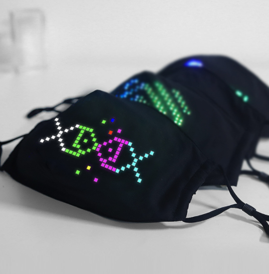Leuchtmaske mit App-Steuerung