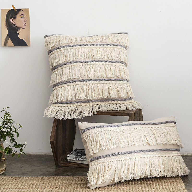 Luna Kissenhülle mit Fransen – Bild 6 | LuxeStyle