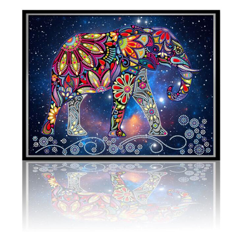 Diamond Painting „Elefanten-Spaziergang“ – Bild 3 | LuxeStyle