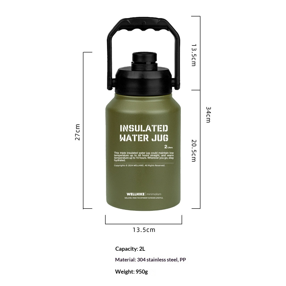 Isolierter Outdoor-Kessel mit grosser Kapazität | LuxeStyle