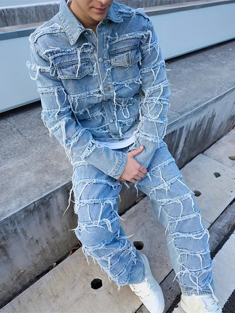 Gut sitzende Jeansjacke für Herren