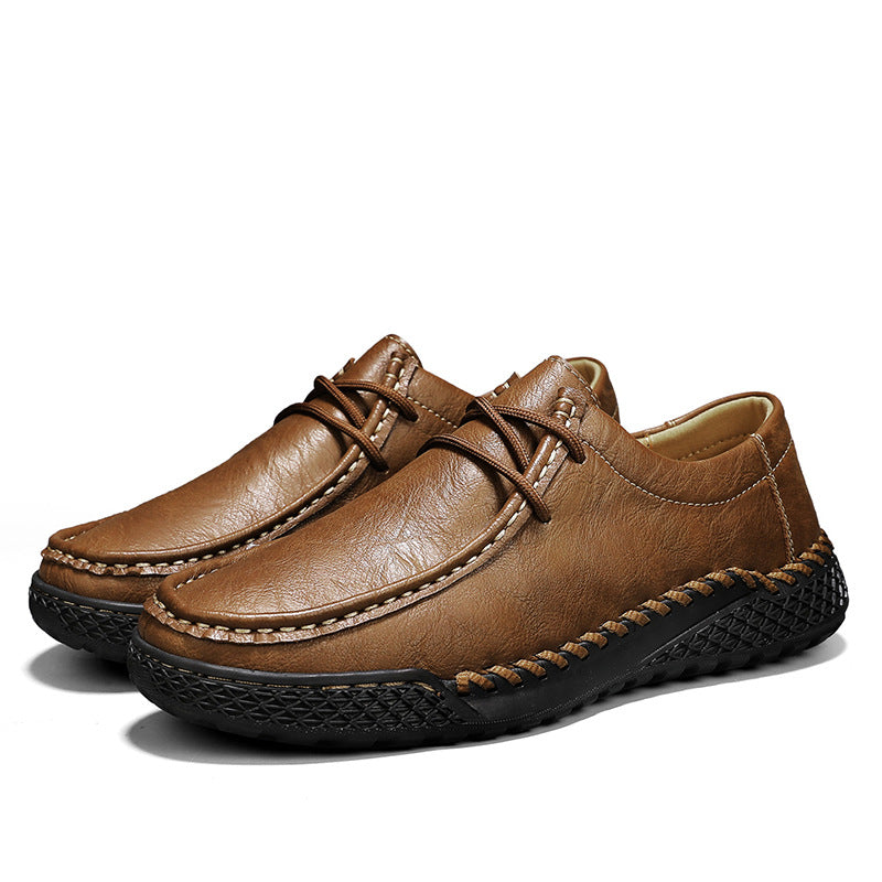Herren Leder Schnürschuhe Casual – Bild 4 | LuxeStyle