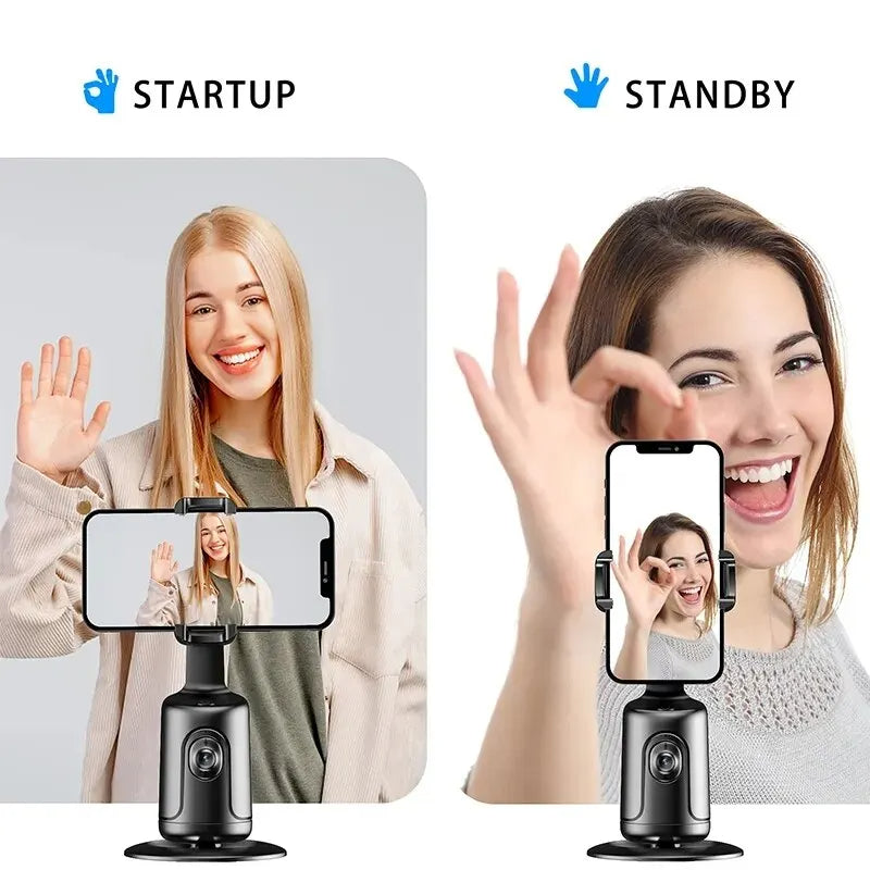 360° AI Gesichtsverfolgung Gimbal für Vlogs und TikTok