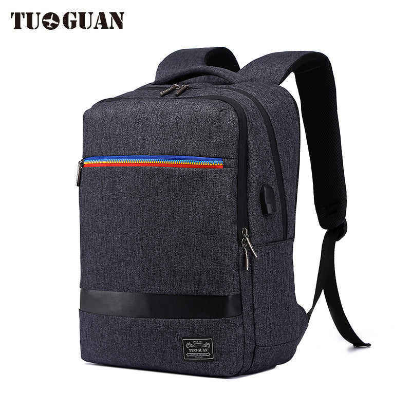 Doppelrucksack mit USB-Ladefunktion – Bild 2 | LuxeStyle