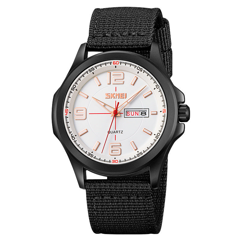 Klassische Herrenuhr, Quarz, rund, Leuchtzeiger – Bild 1 | LuxeStyle