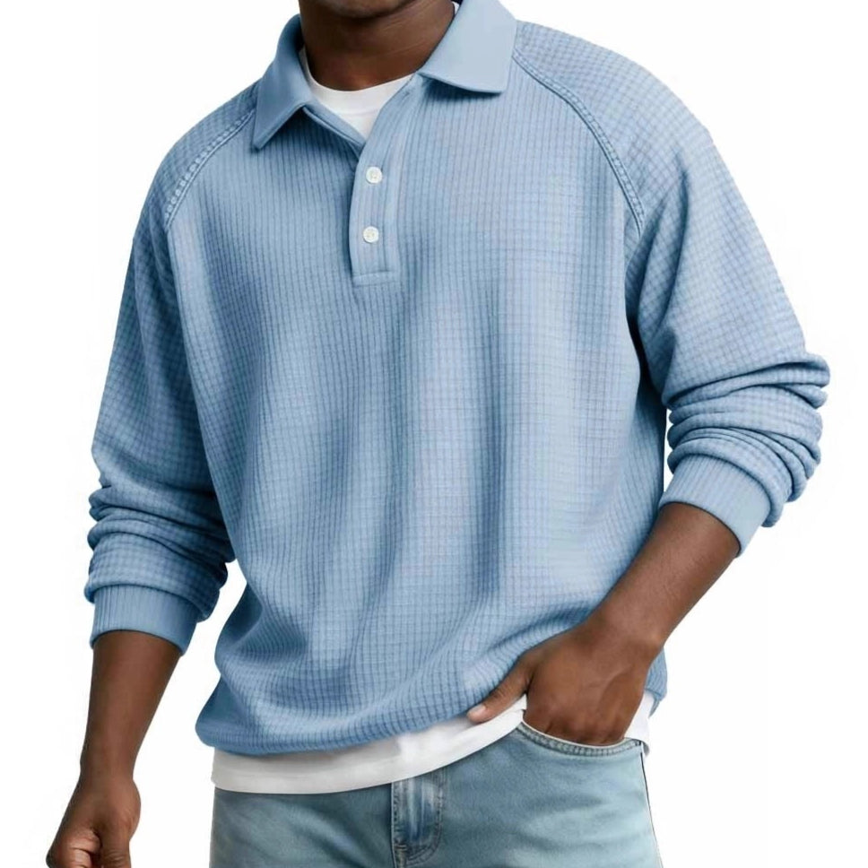 Langärmliges T-Shirt mit Karomuster – Bild 12 | LuxeStyle