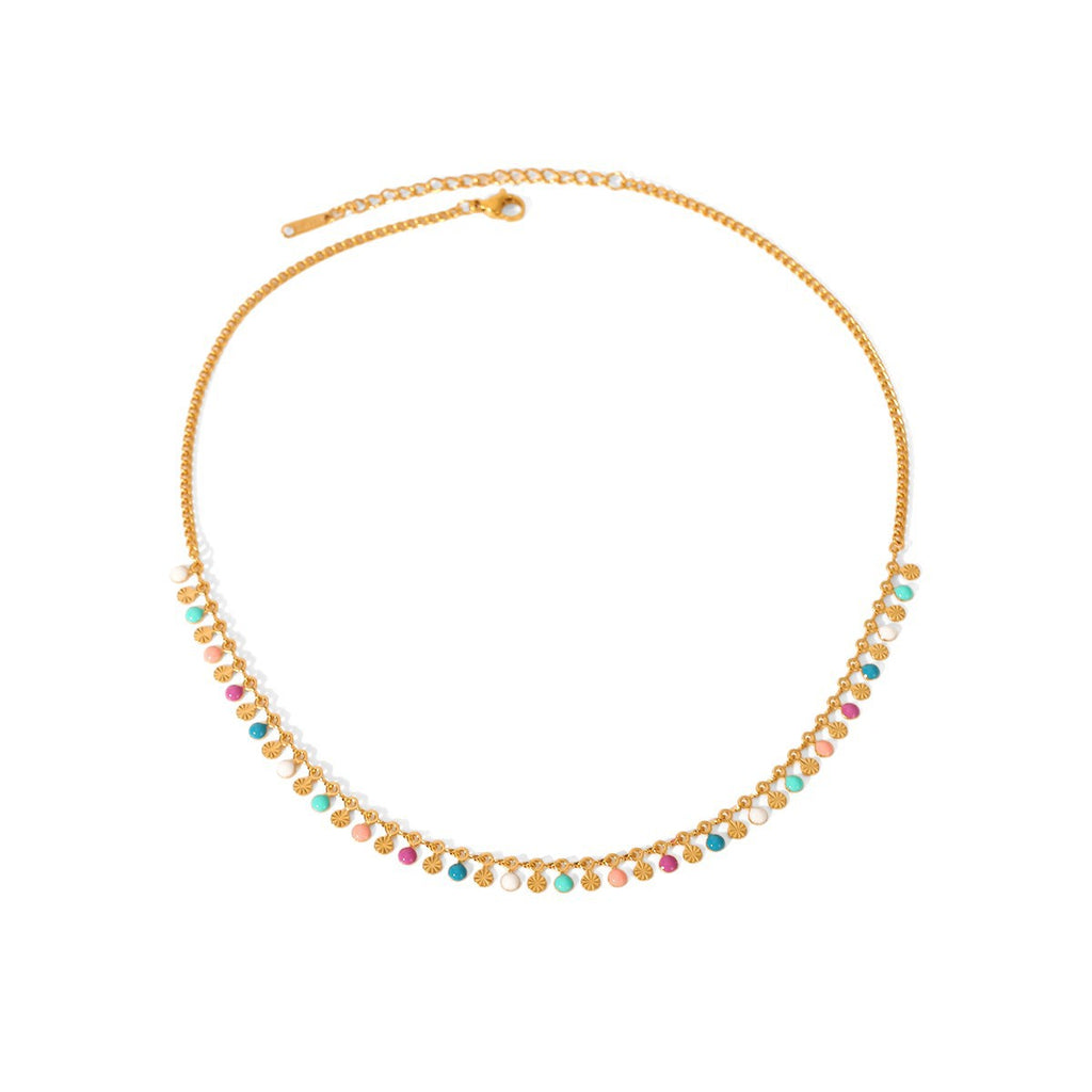 Buntes Ölschmuck-Halsband