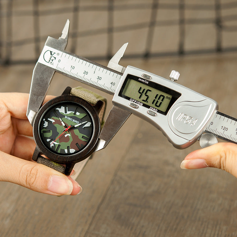 Holz-Armbanduhr Quartz Dekoration