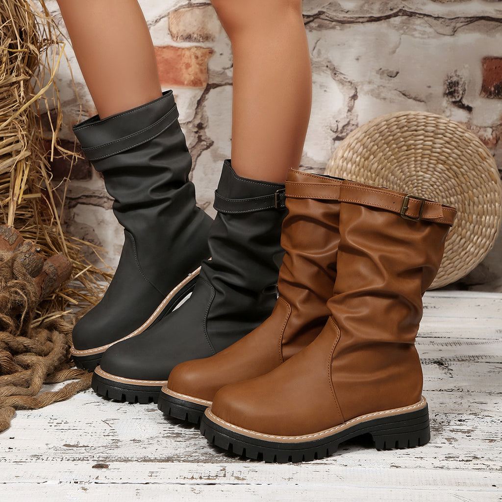 Overknee-Stiefel mit Fleecefutter für Herbst/Winter | LuxeStyle