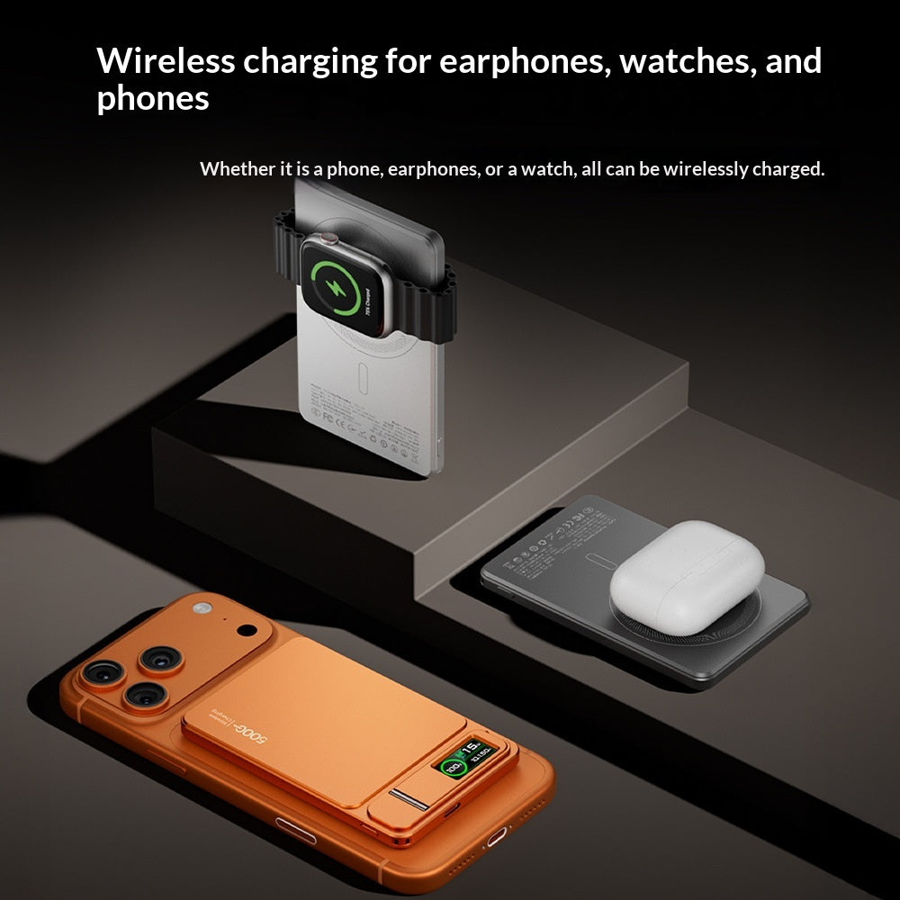 Magnetische Powerbank mit Ständer