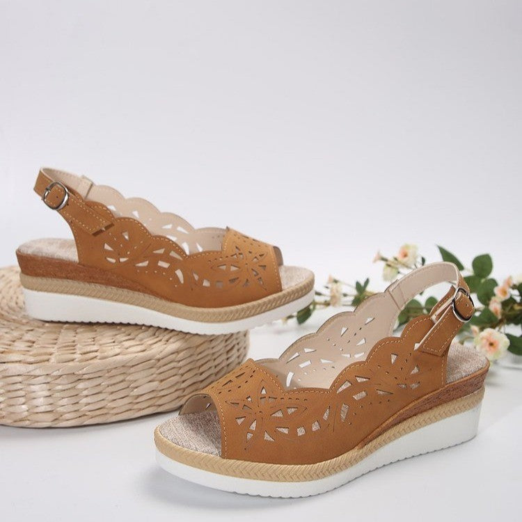 Damen Sandalen mit Keilabsatz