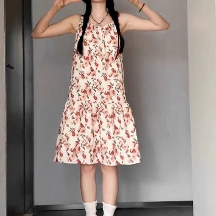 Florales Slim-Fit Trägerkleid für Damen – Bild 5 | LuxeStyle