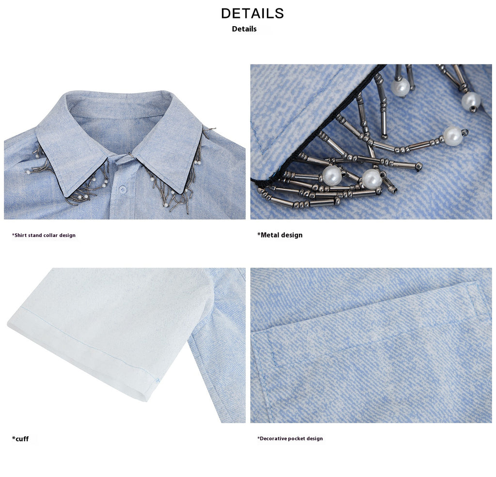 Lose Passform Shirt mit Farbverlauf – Bild 3 | LuxeStyle