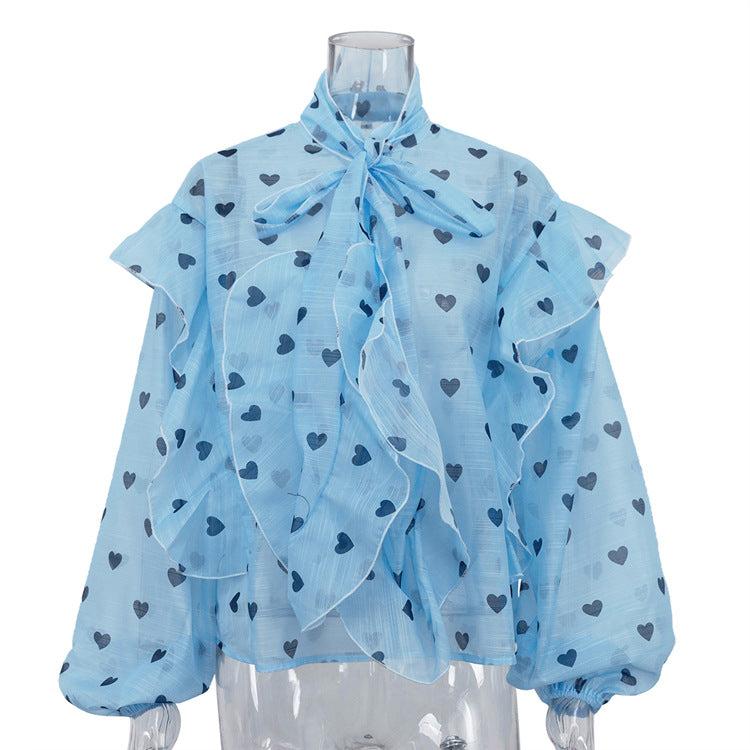 Lace-Up-Kaschmirbluse