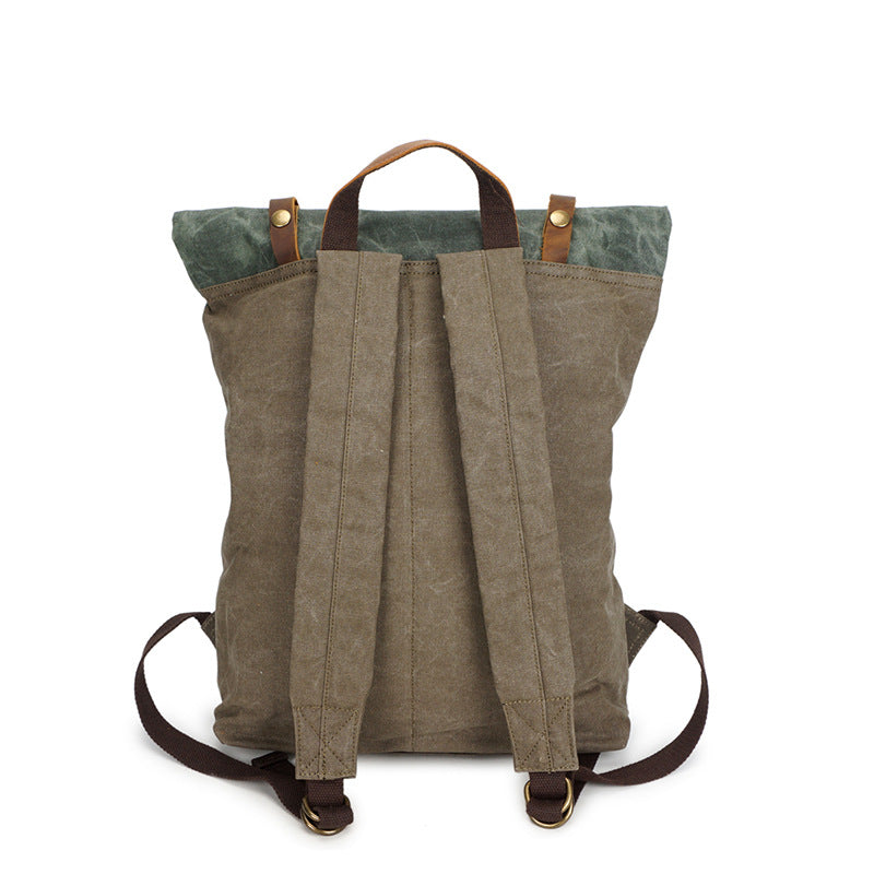 Vintage Rucksack aus Canvas – Bild 3 | LuxeStyle