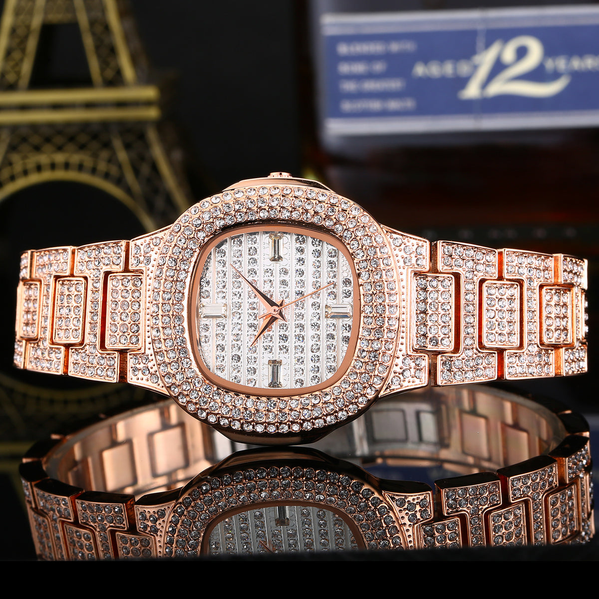 Wasserdichte Damenuhr mit Metallarmband – Bild 9 | LuxeStyle