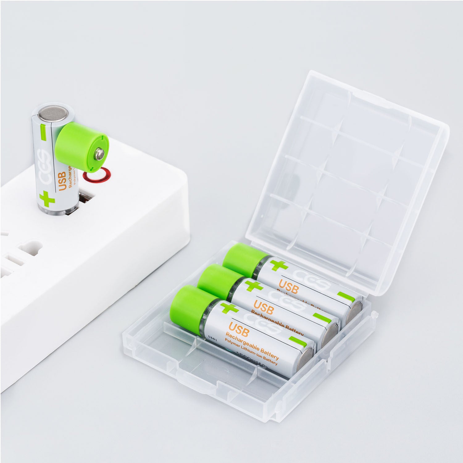 USB-Schnelllade-Lithium-Akku AA