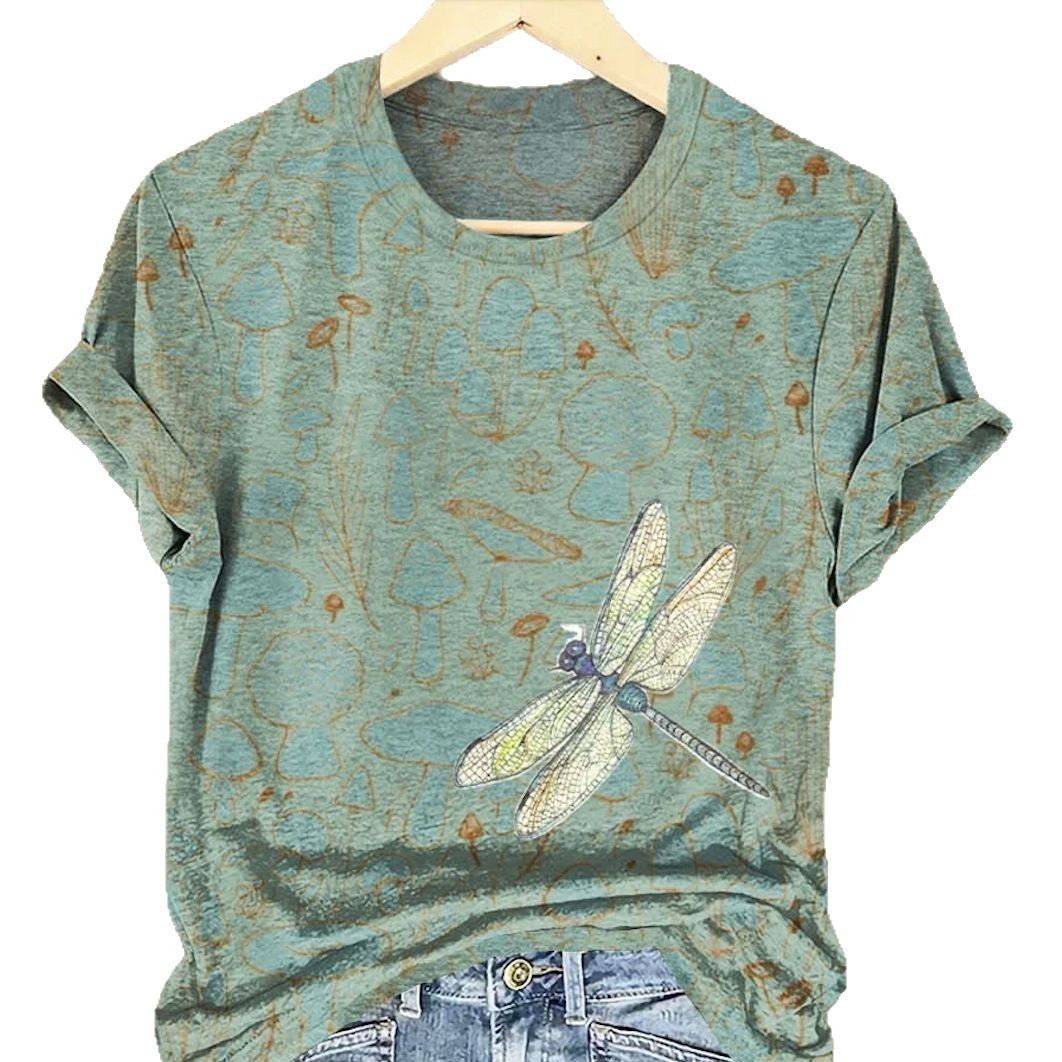 T-Shirt mit 3D-Effekt und Digitaldruck