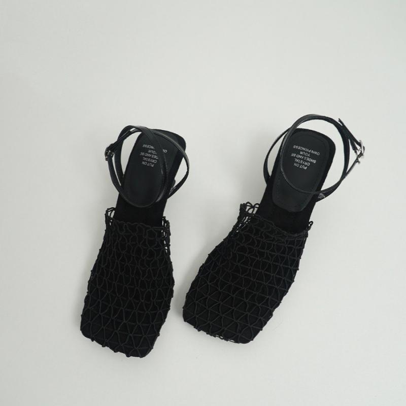 Vintage Weave Chunky Heel Sandalen – Bild 7 | LuxeStyle