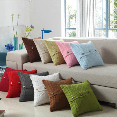 Baumwoll-Strick Kissenbezug – Bild 2 | LuxeStyle