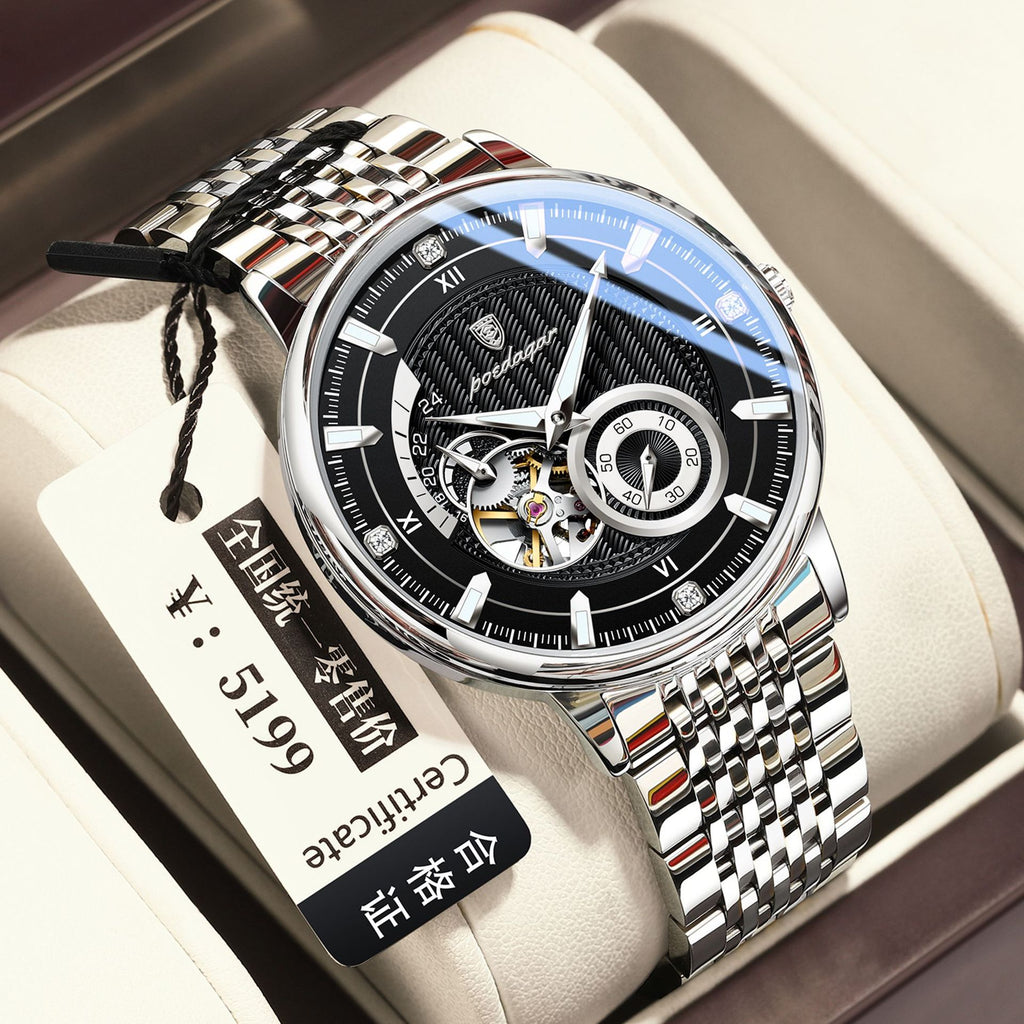 Automatische, wasserdichte Herren-Armbanduhr – Bild 7 | LuxeStyle