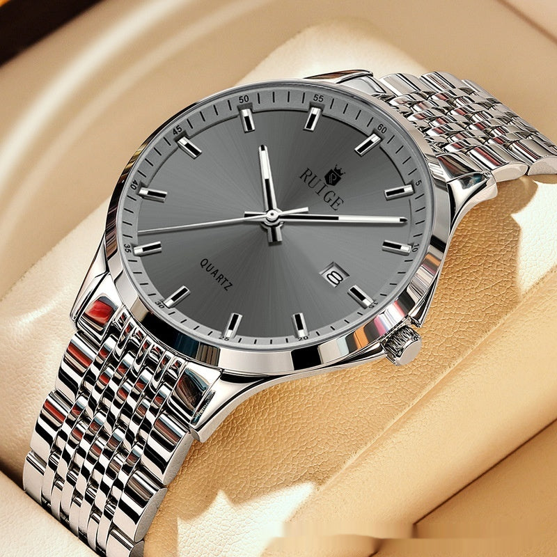 Quarz-Armbanduhr Business-Stil