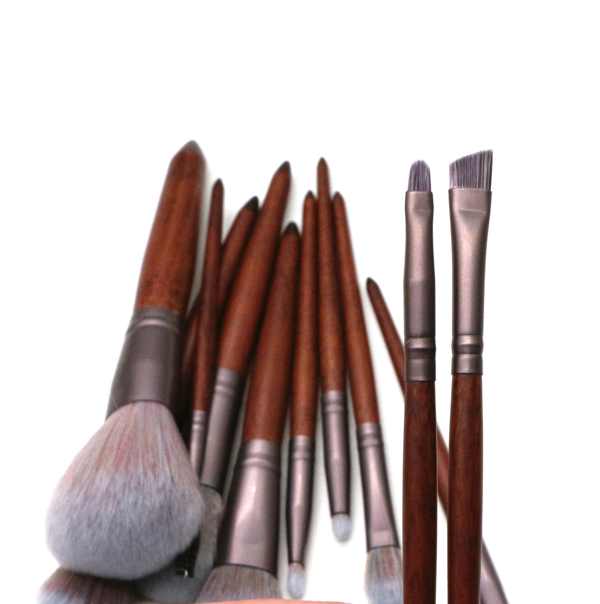 Makeup-Pinsel-Set 11‑teilig, Holz‑Handle – Bild 6 | LuxeStyle
