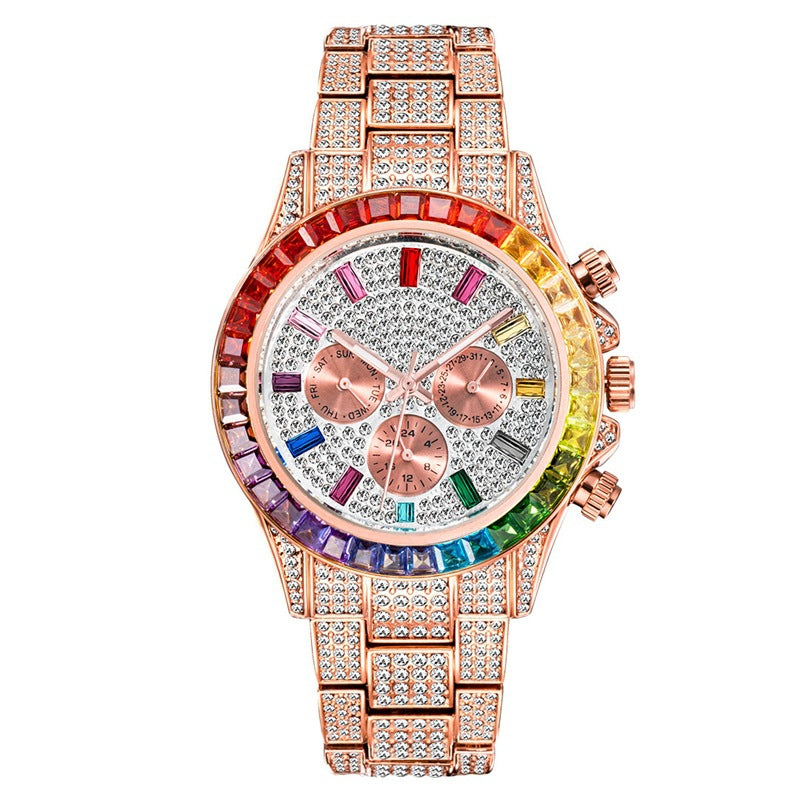 Damenuhr mit Quarzwerk und Stahlband – Bild 11 | LuxeStyle