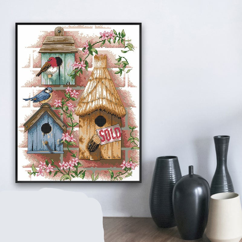 Wohnzimmer-Idylle Kreuzstich-Set – Bild 2 | LuxeStyle