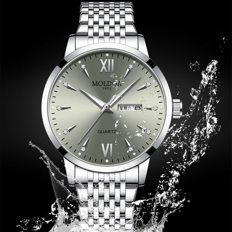 Herren-Armbanduhr, Leuchtend, Wasserdicht