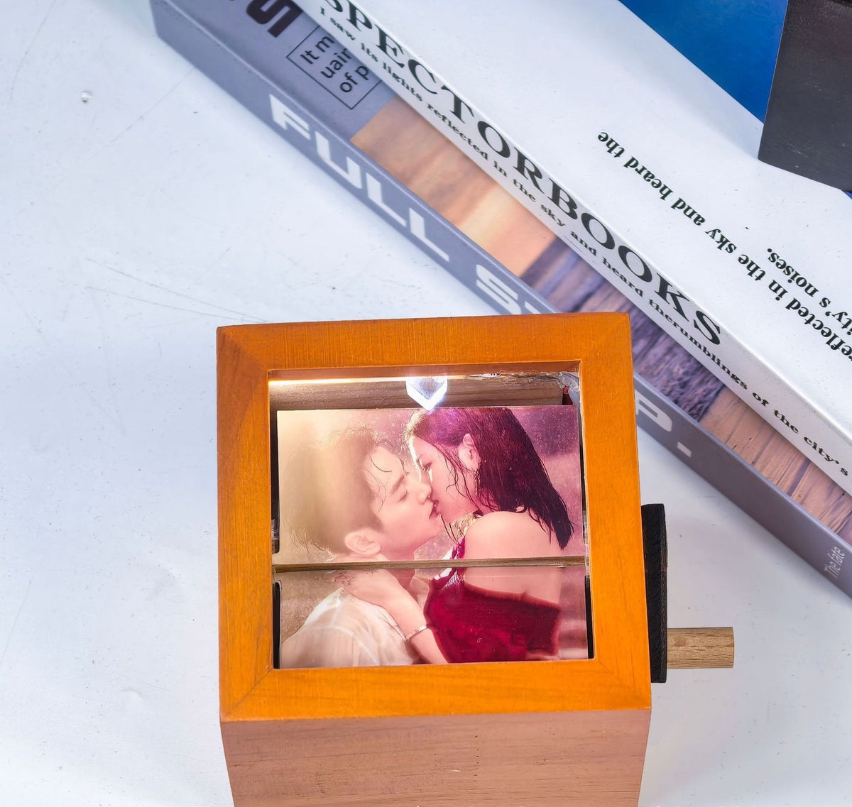 Luminous Handkurbel-Fotoalbum-Maschine | LuxeStyle