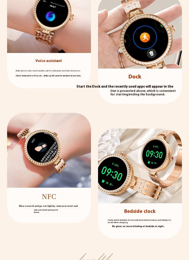 Smartwatch HW16 MINI für Damen – Bild 13 | LuxeStyle