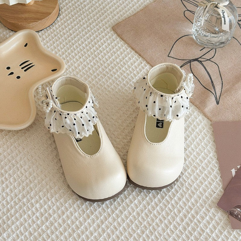 Prinzessinnen-Schuhe mit Rüschen, Elegant & Casual für Mädchen 4-12 Ja