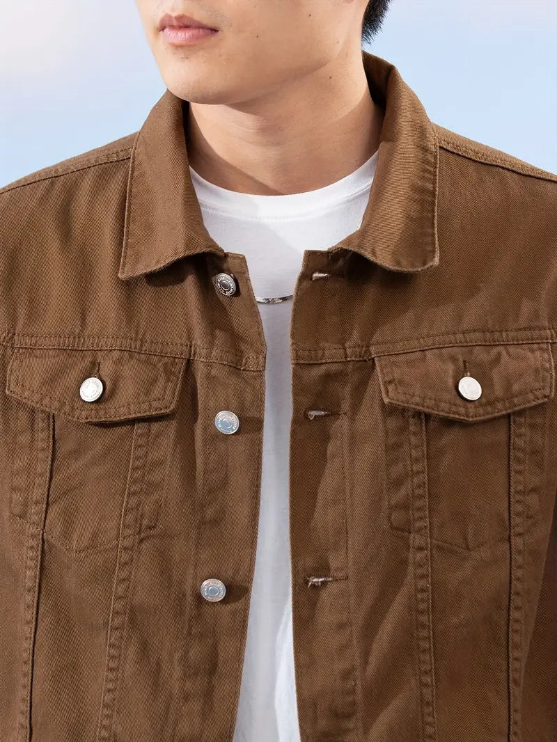 Gut sitzende Jeansjacke für Herren – Y035S – Ansicht 2