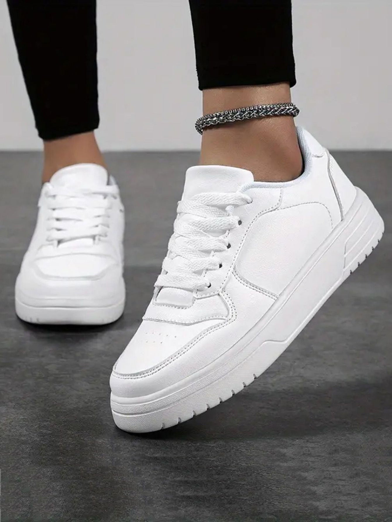 Herren Sneaker aus Lederimitat