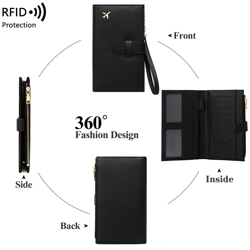 RFID-geschützte Reisepasshülle & Geldbörse – Bild 8 | LuxeStyle