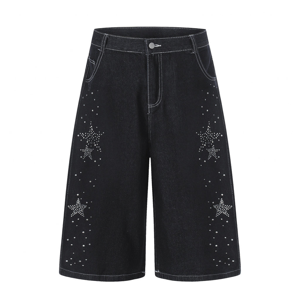 Kapri-Hosen mit Stern-Applikation