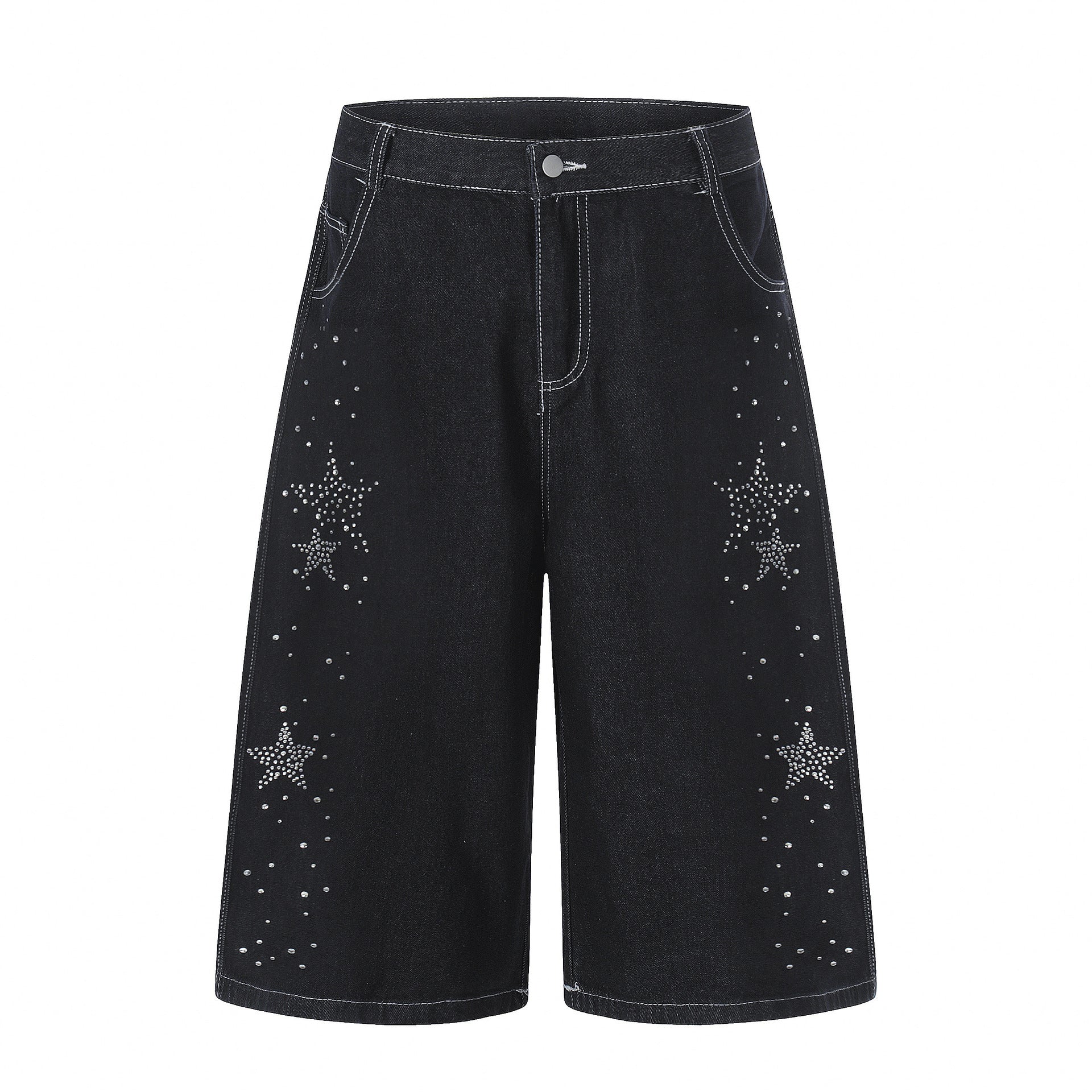 Kapri-Hosen mit Stern-Applikation