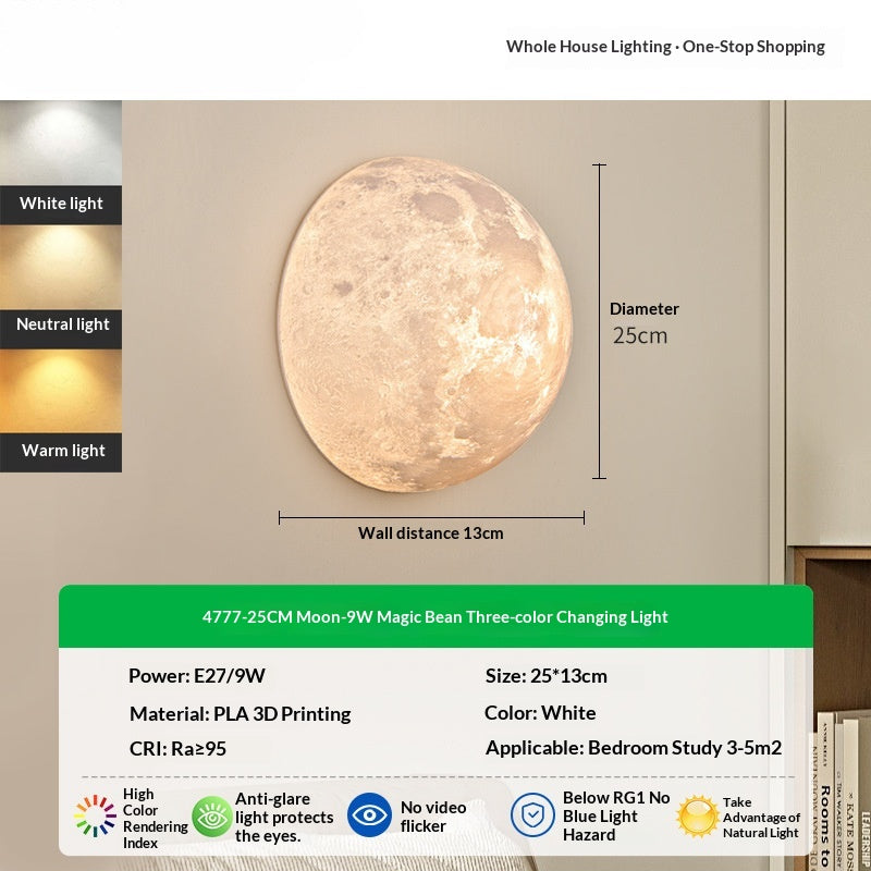 Mond Wandlampe für stimmungsvolles Licht | LuxeStyle