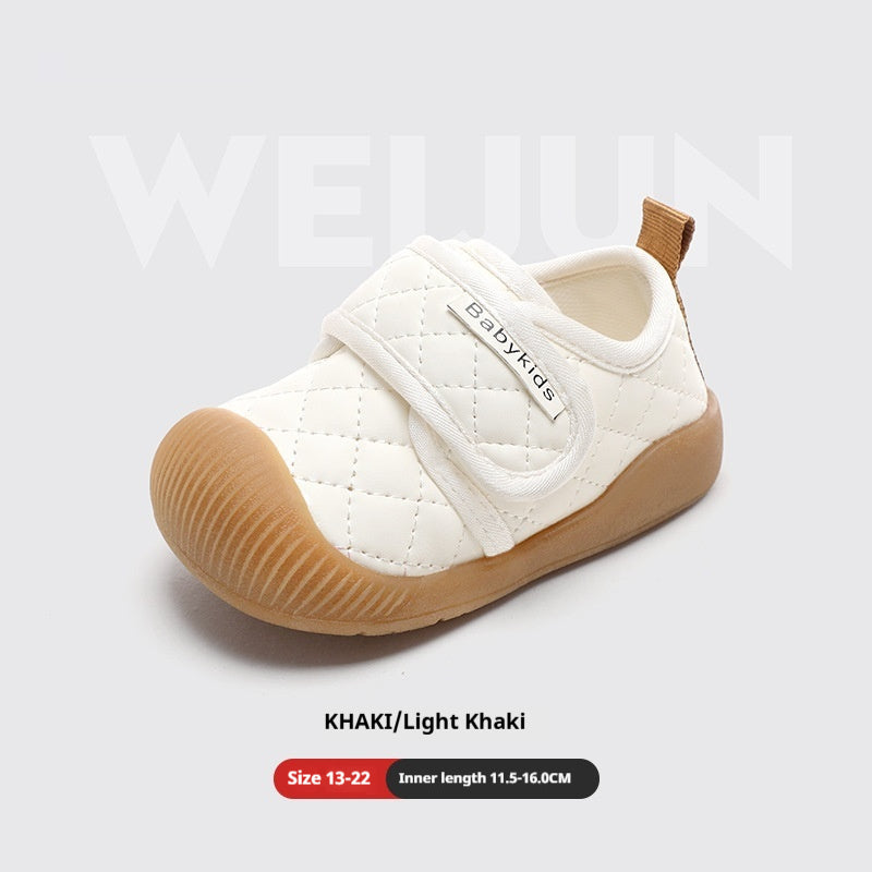 Lauflernschuhe für Mädchen mit Klettverschluss und weicher Sohle