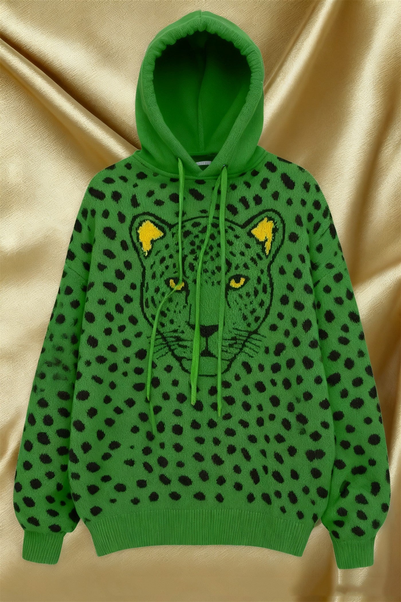 Freizeitpullover aus bedrucktem Polyester