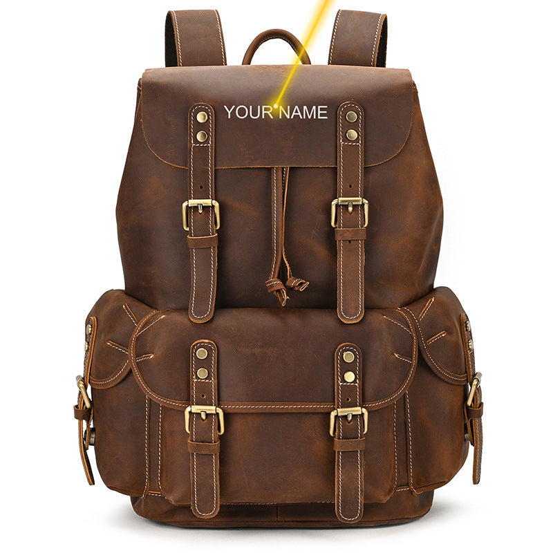 Lederrucksack "Crazy Horse" (36-55L)