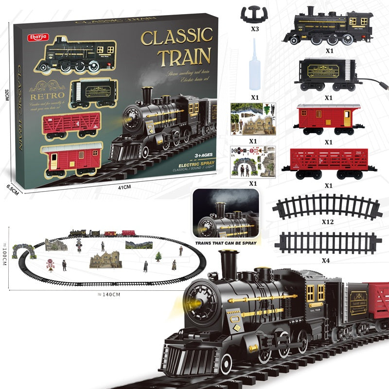 Elektrische Dampflokomotive für Kinder