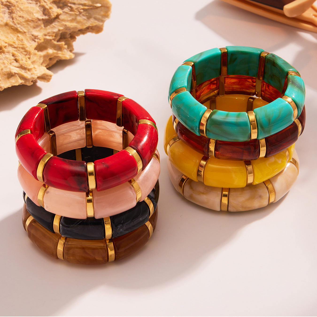 Multicolor Harz-Armband