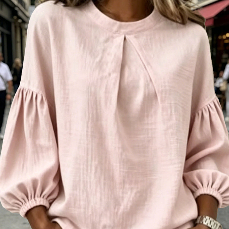 Langarmshirt mit Rundhals